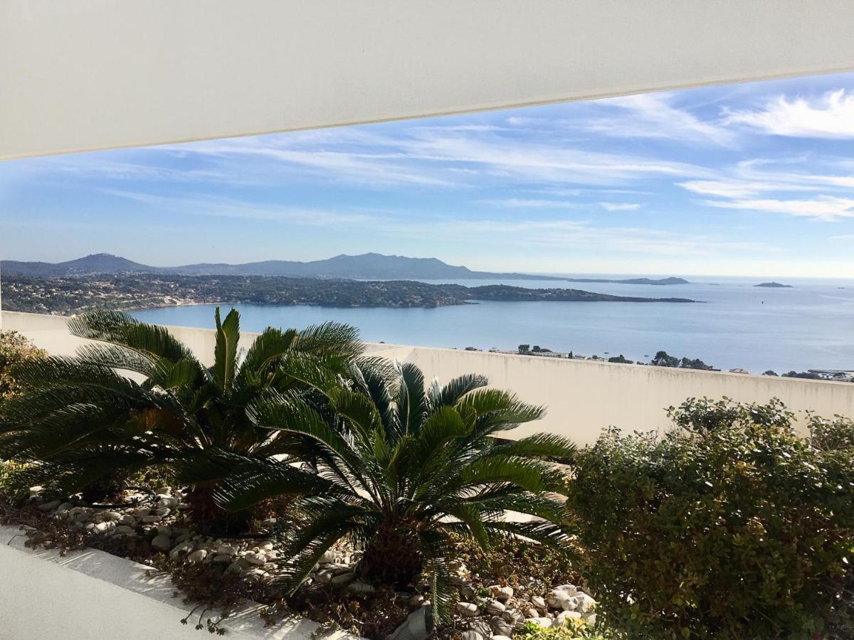 Design Apartment - Pool, Large Terrace And Panoramic Views Of Mediterranean Bandol Exterior foto